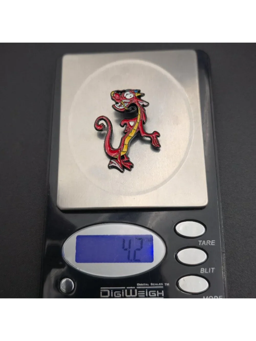 Disney Mulan Mushu Dragon Enamel Lapel Pin A8067